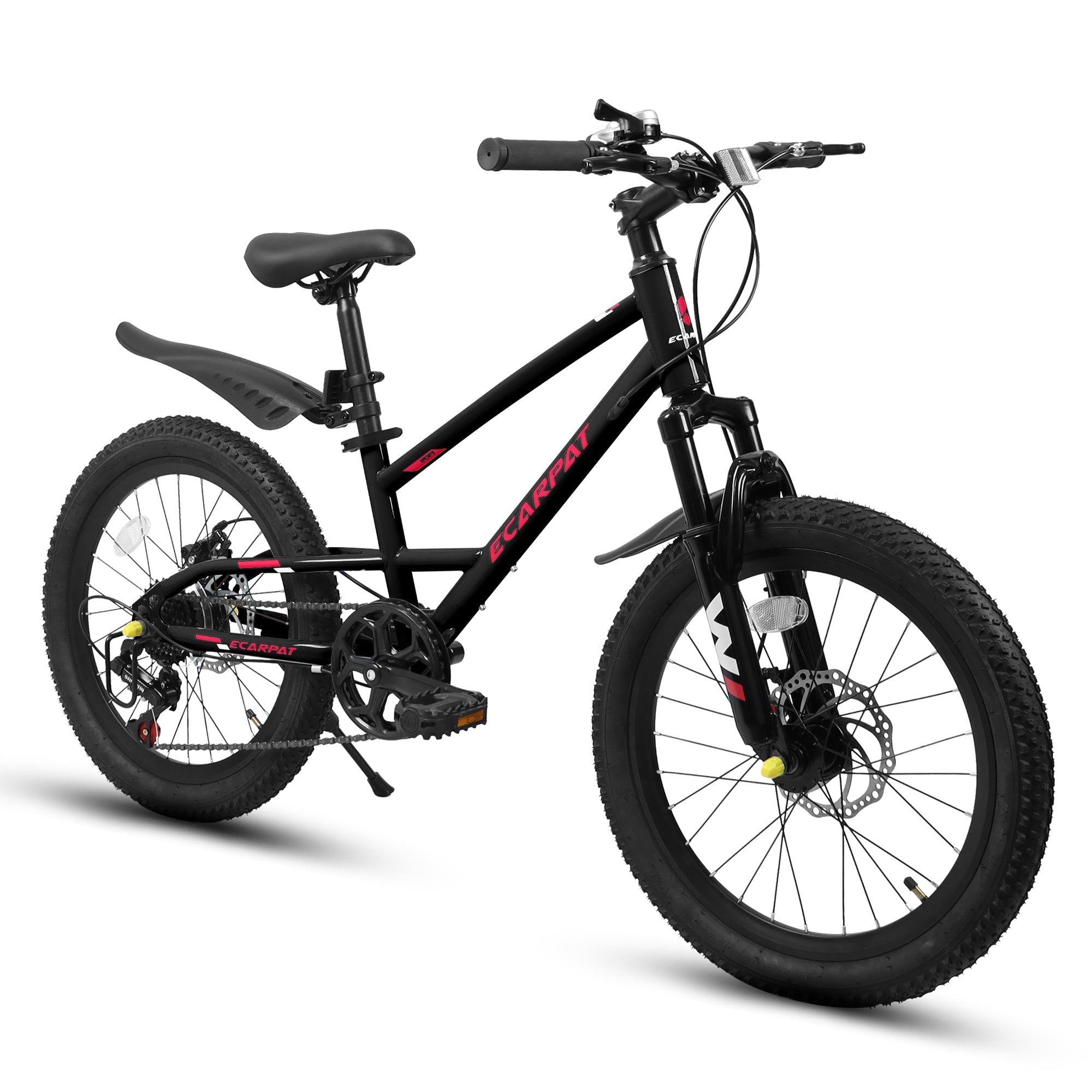 20” Kids Mountain Bike – TrailKid | Front Suspension | 7-Speed | Black