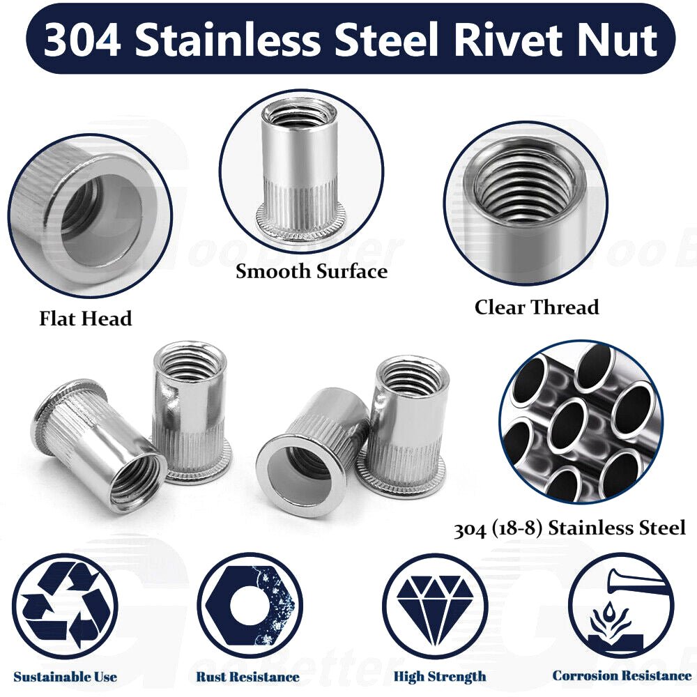 860Pcs Rivet Nut Tool Kit