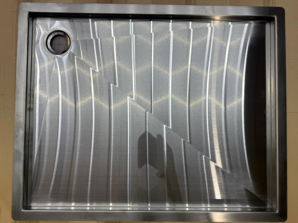 Stainless Steel In-Floor Shower Pan