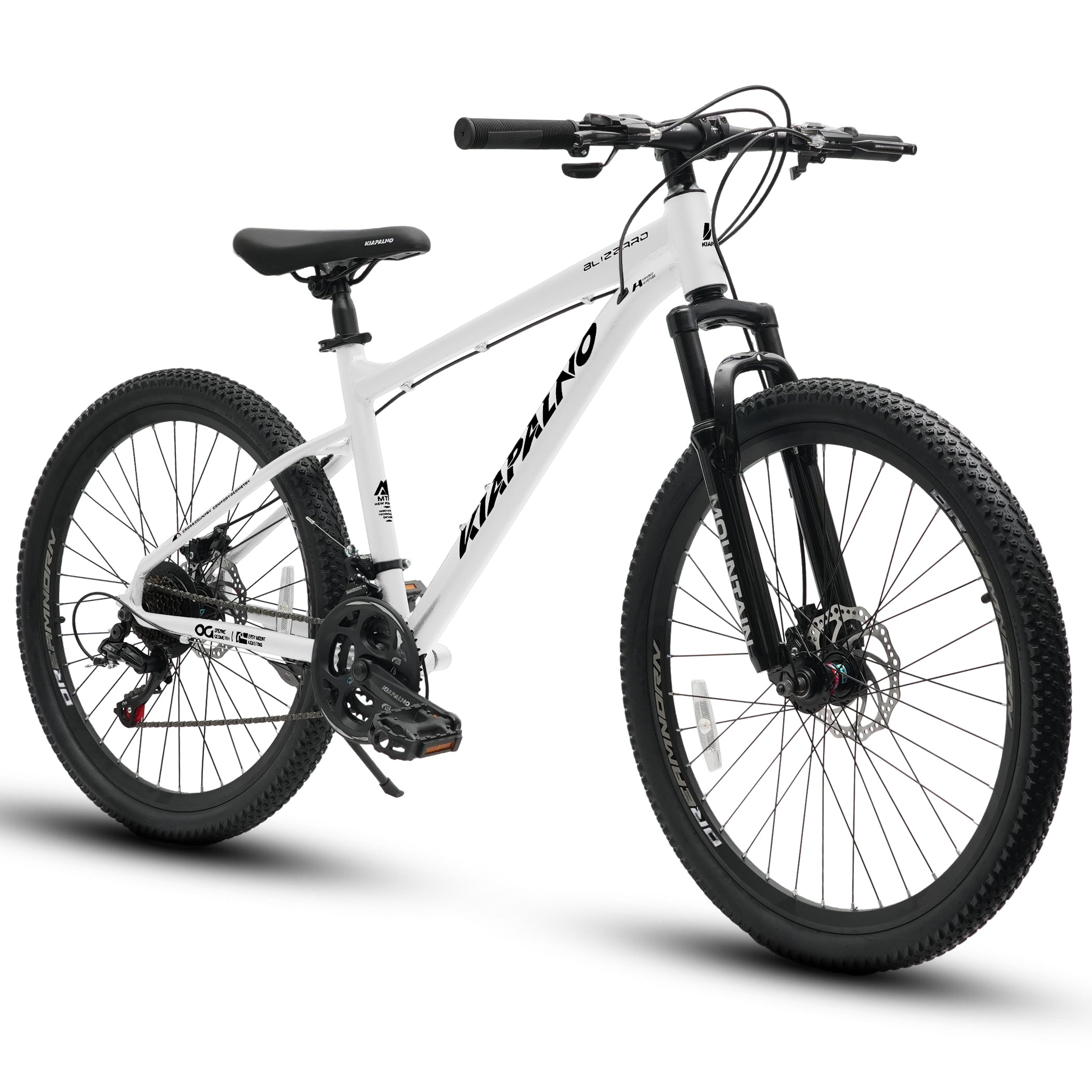 26" AllTrail Adult Mountain Bike | 21-Speed Hardtail (White)