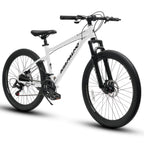 26" AllTrail Adult Mountain Bike | 21-Speed Hardtail (White)