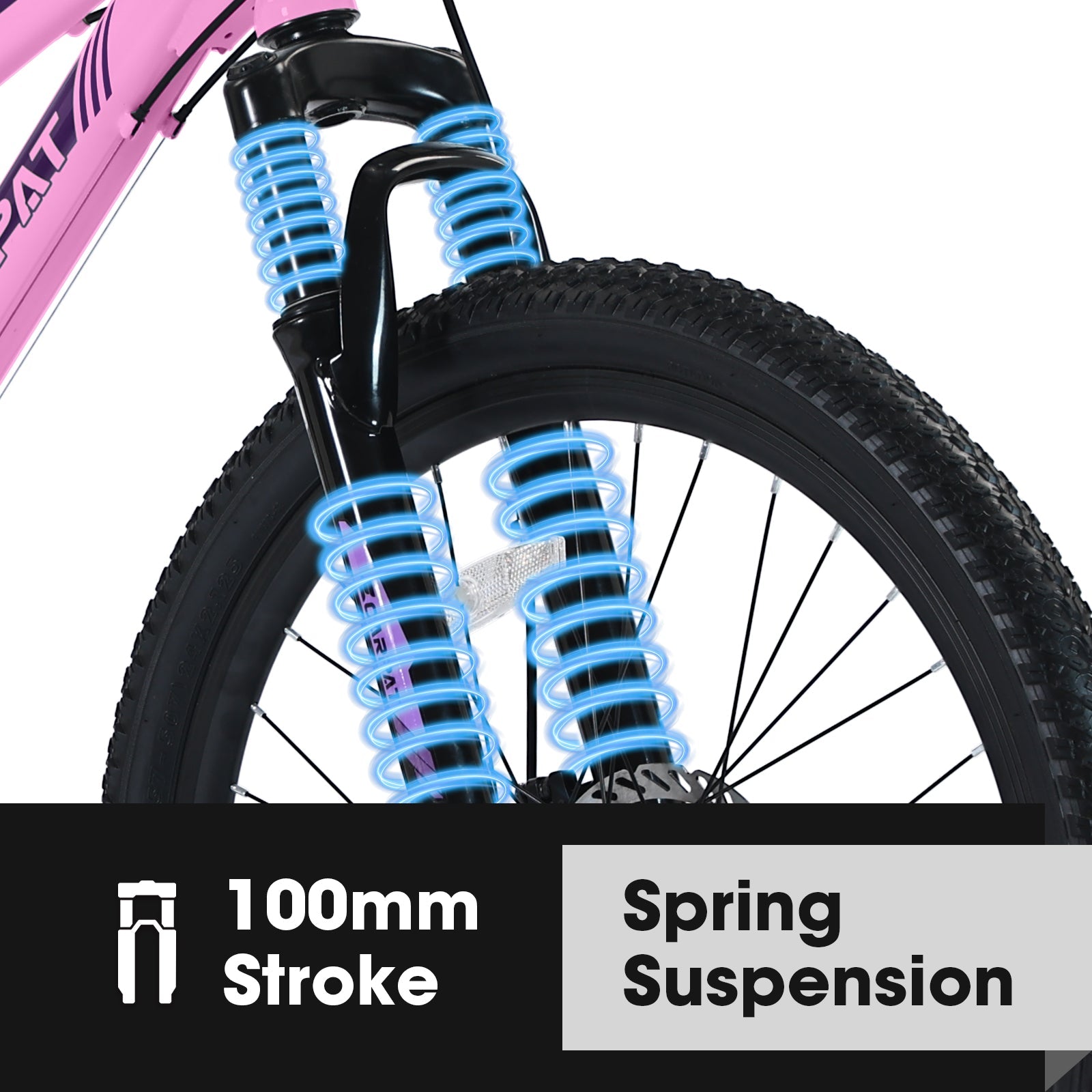 26" Women & Teen Mountain Bike - Shimano 21-Speed, Dual Disc Brakes & 100mm Front Suspension