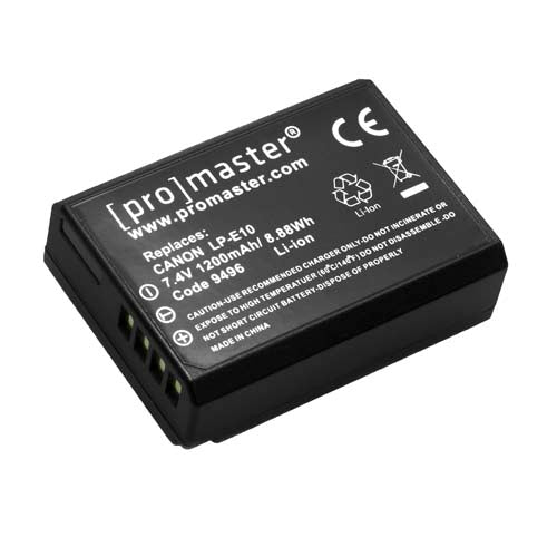 ProMaster Li-ion Battery for Canon LP-E10
