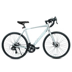 700C Road Bike - Lightweight Aluminum Frame, 16-Speed & Dual Disc Brakes