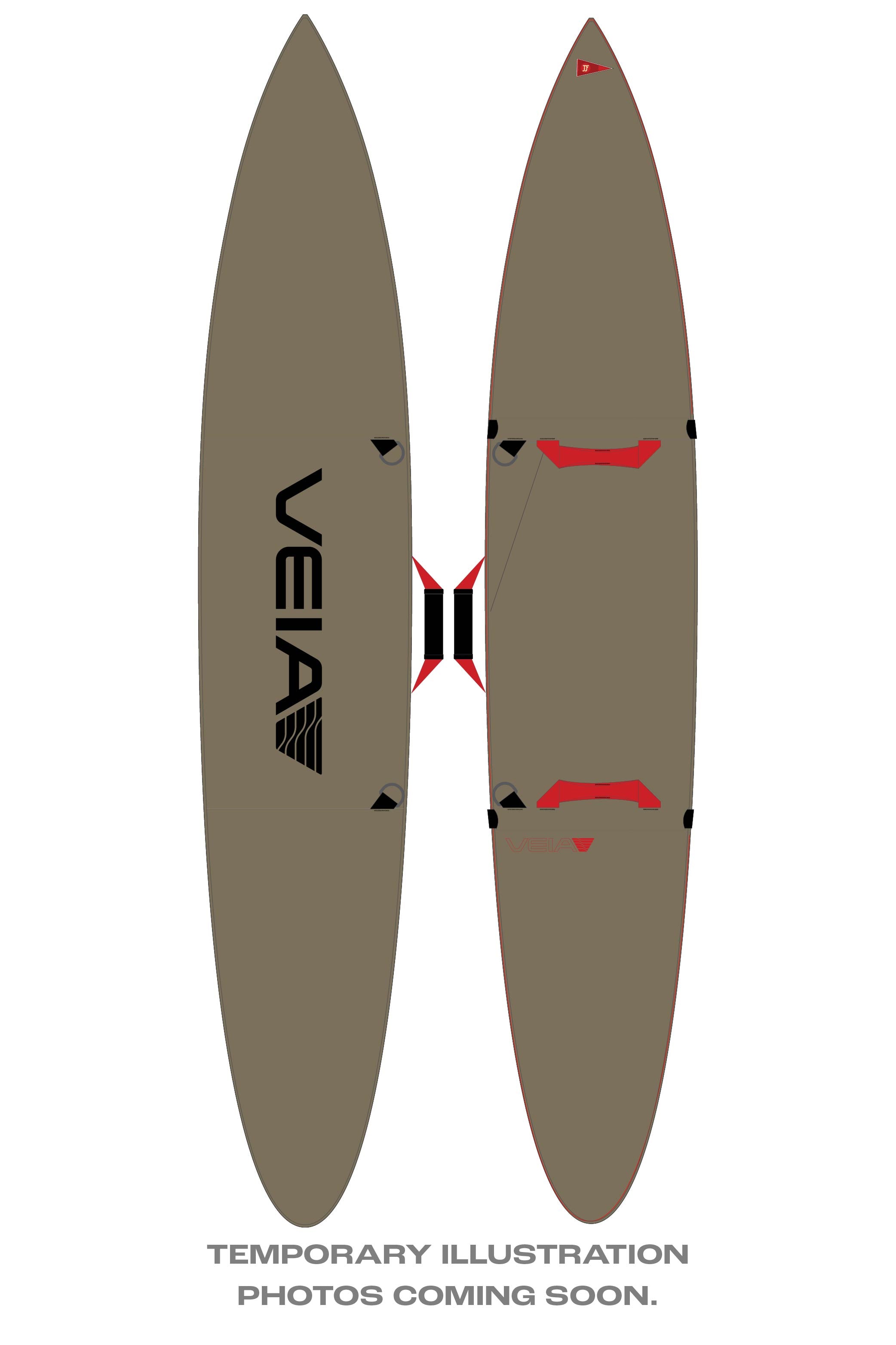 JJF 2 Board Gun Travel Bag - Coyote