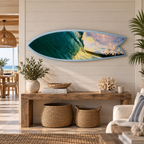 Sunny Barrel by Ben Hicks – Limited Edition Surfboard Art