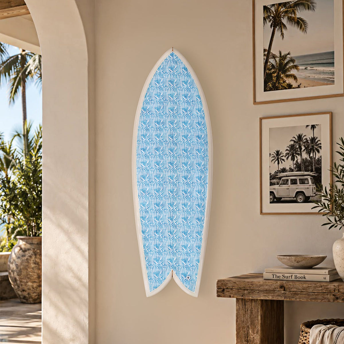 The Ocean Air Print – Coastal Surfboard Wall Art