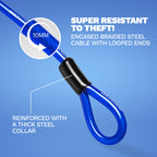 DocksLocks® Anti-Theft Weatherproof Straight Security Cable with Looped Ends (5', 10', 15', 20' or 25')