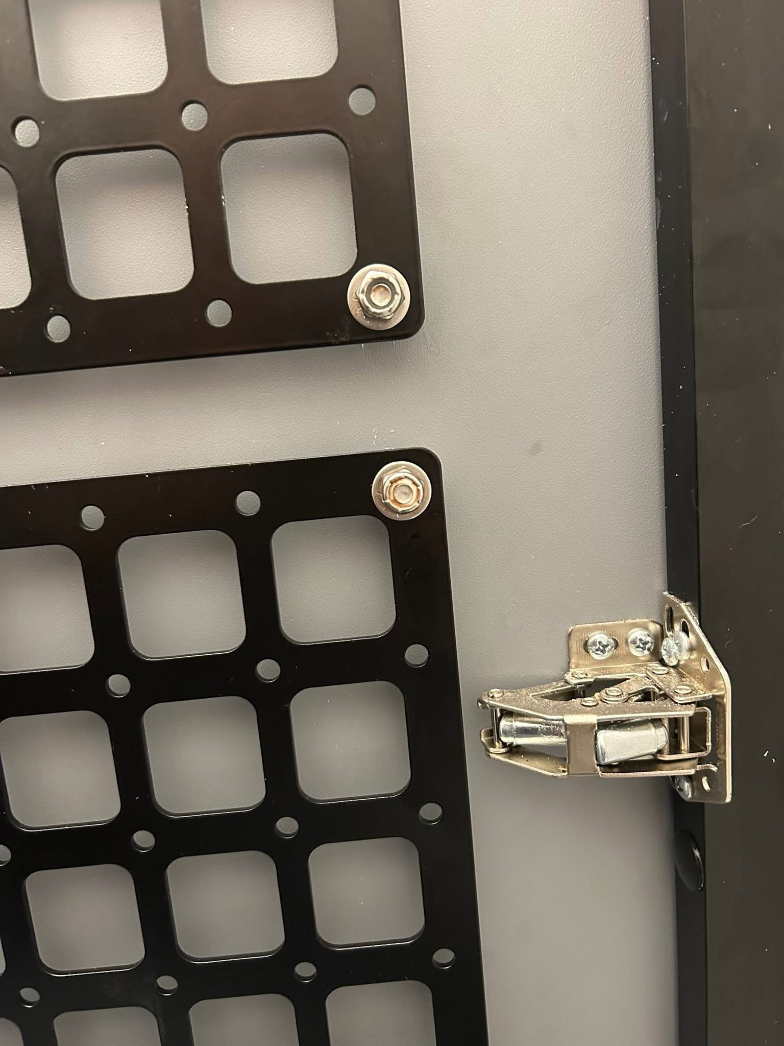 The Original Revel Shower Door MOLLE Panel by FreedomVanGo