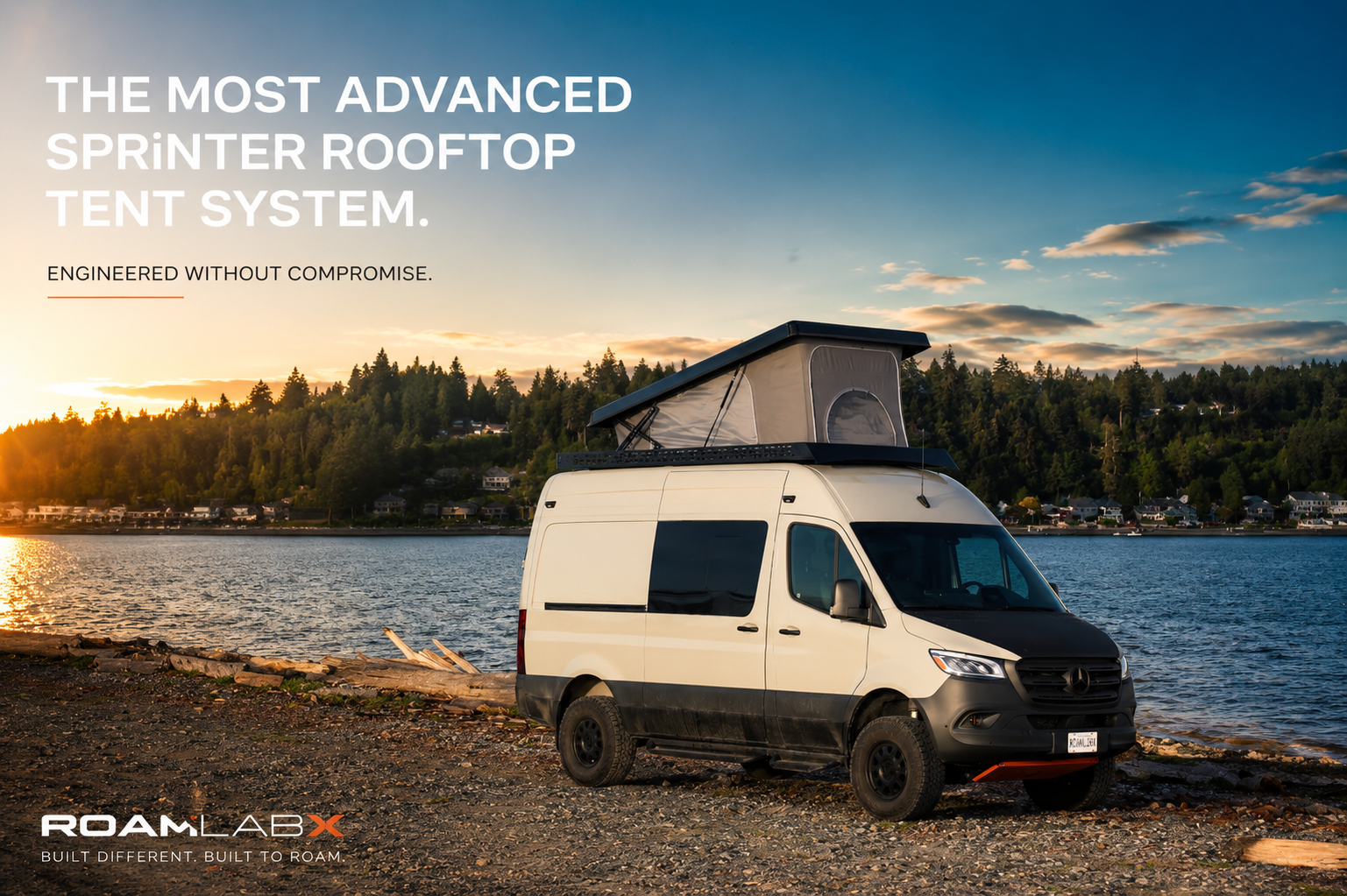Sprinter Carbon Fiber Roof-Top Tent System