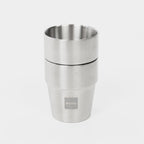 BOXIO CUP I Set of four stackable stainless steel cups