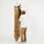 FARO Adjustable Canvas Surfboard Bag (tan color)