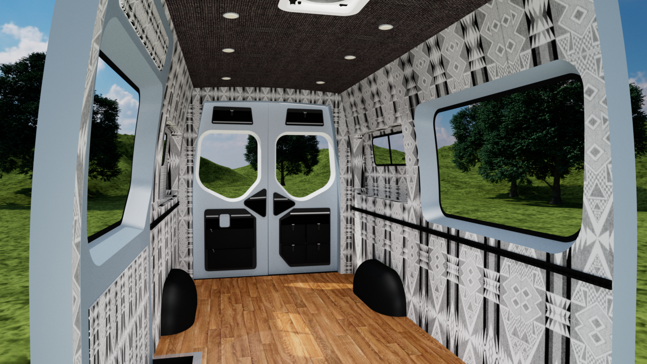Mercedes Sprinter 144" Low Roof Interior Panel Kit