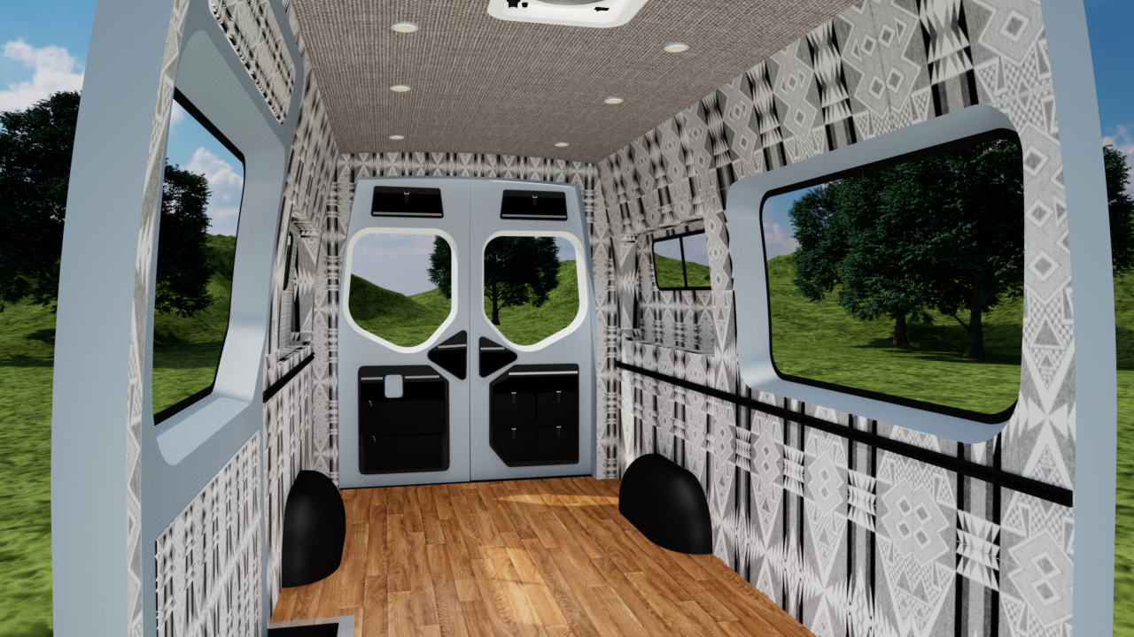 Mercedes Sprinter 144" Low Roof Interior Panel Kit