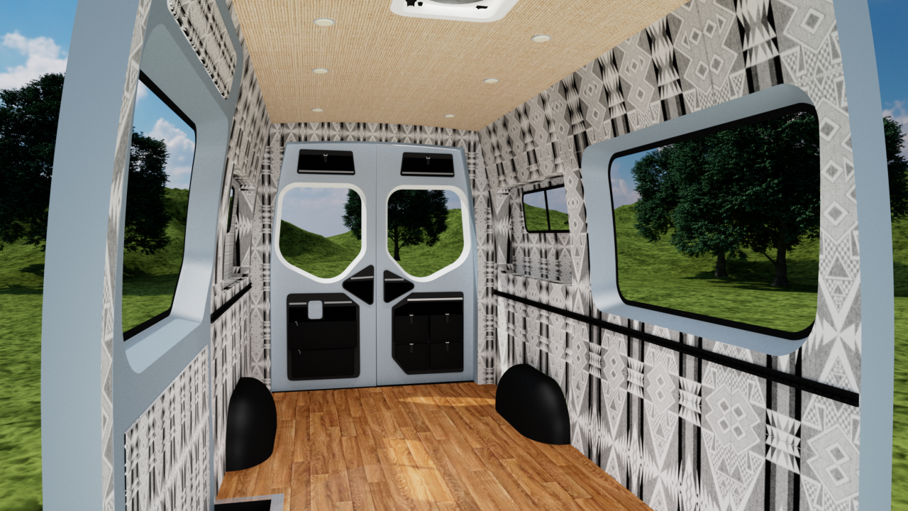 Mercedes Sprinter 170" Extended High Roof Interior Panel Kit
