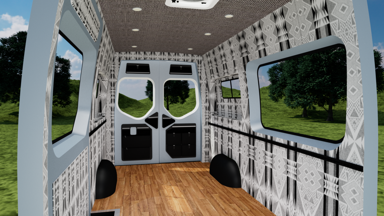 Mercedes Sprinter 144" Low Roof Interior Panel Kit
