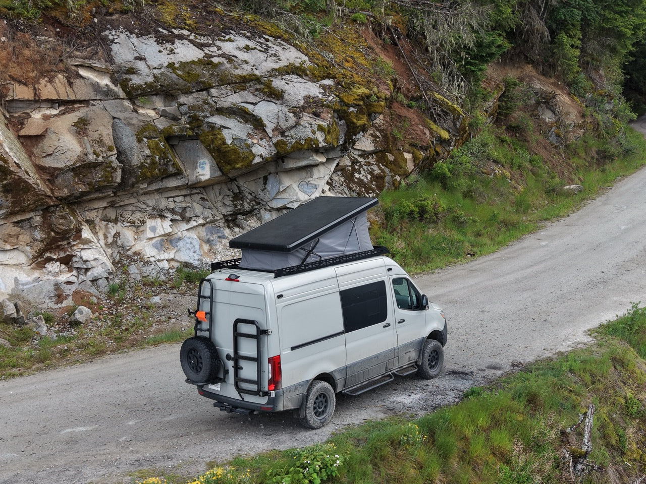 Sprinter Carbon Fiber Roof-Top Tent System