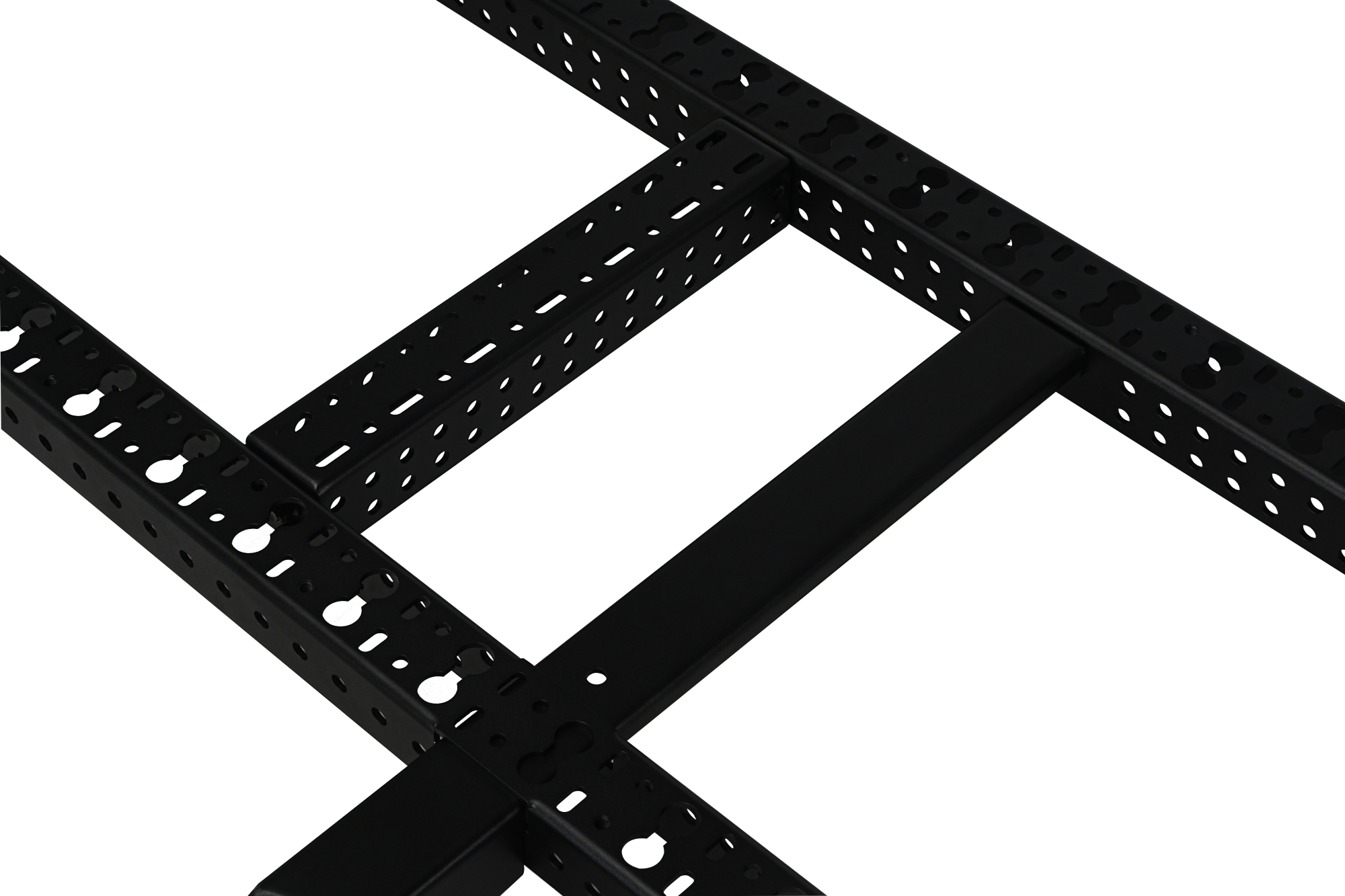 Sprinter Rear Door Aluminum Gear Rack - No Drill