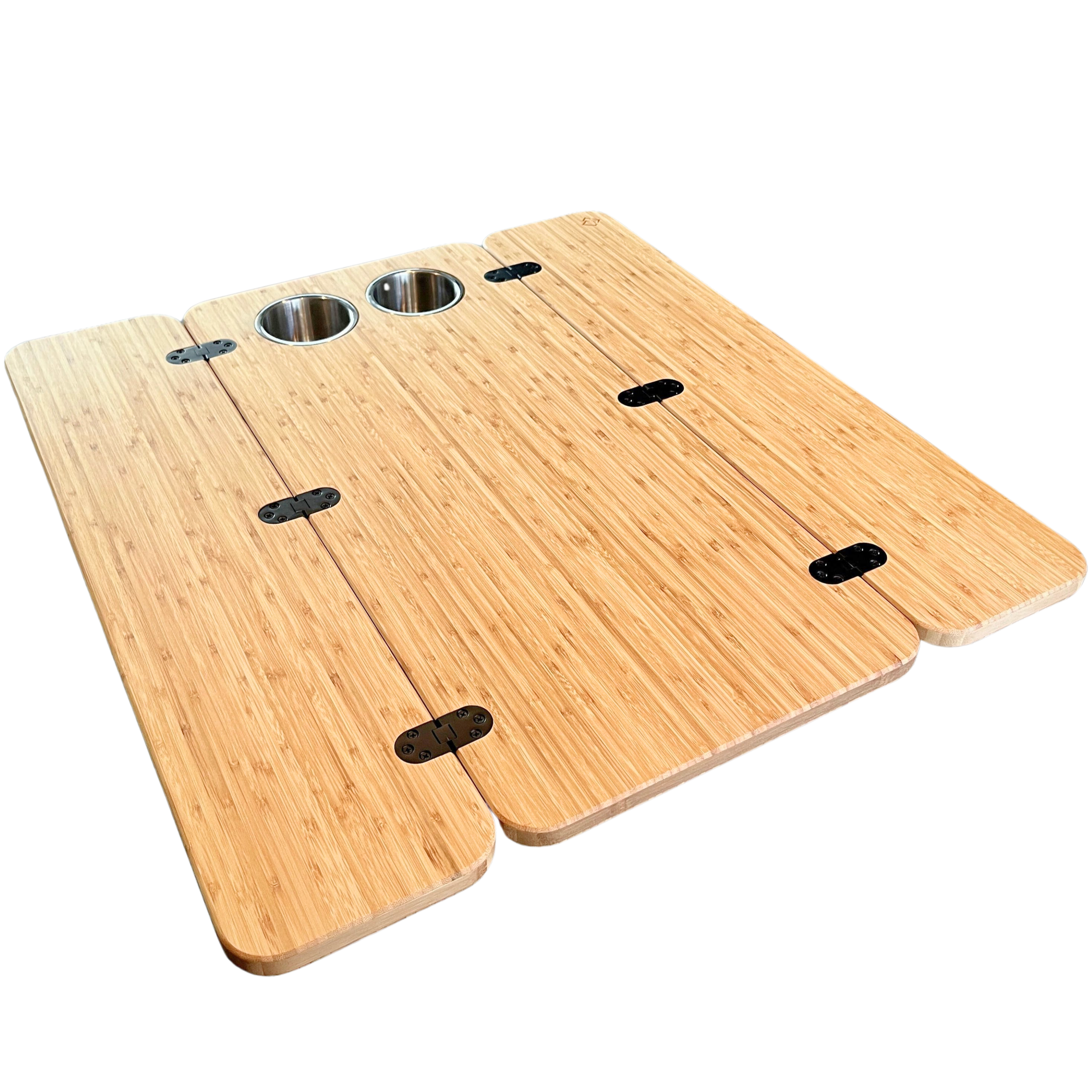 The Elite Bamboo Table 3/4" Thick For Camper Vans and RVs