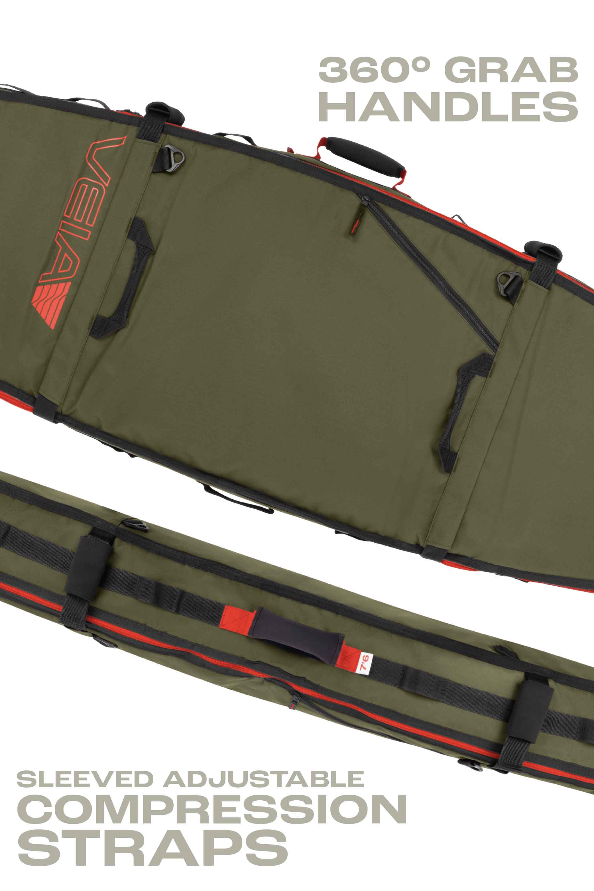 Explorer 2 Shortboard Travel Bag - Squadron