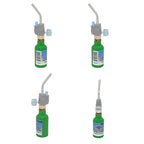 Flame King Eco Friendly 1/4 lb Refillable Mini Propane Tank Cylinder