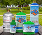 Flame King Eco Friendly 1/4 lb Refillable Mini Propane Tank Cylinder