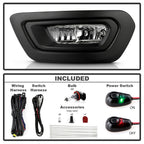 SPYDER 20-24 Ford Transit OEM Halogen Fog Lights w/Switch - Clear (FL-FTRAN20-C) 9054129