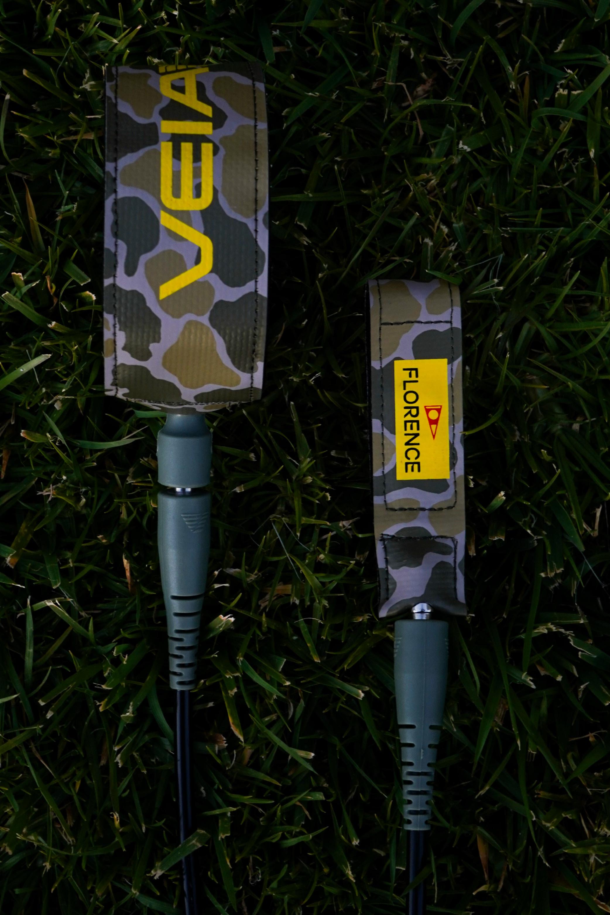 VEIA x FLORENCE JJF Pro 6' Comp Leash - Florence Camo