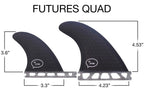 Fiberglass Honeycomb Surf Fins