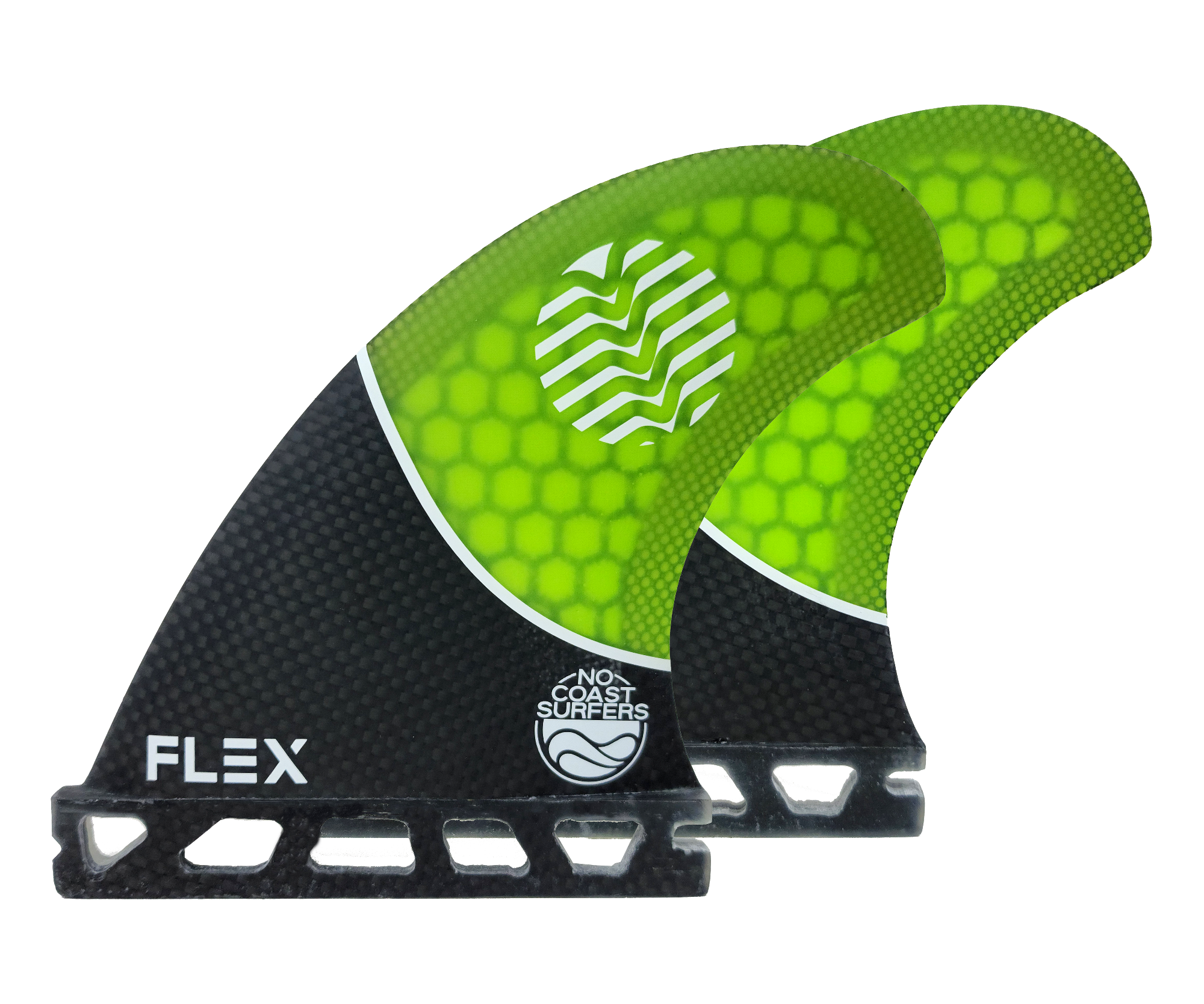 No Coast Surfers - FLEX - Dual Honeycomb Twin Surf Fin