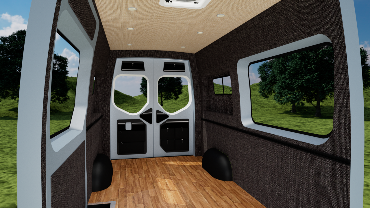 Mercedes Sprinter 144" Low Roof Interior Panel Kit