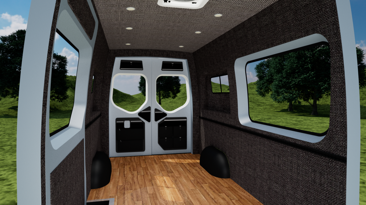 Mercedes Sprinter 144" Low Roof Interior Panel Kit