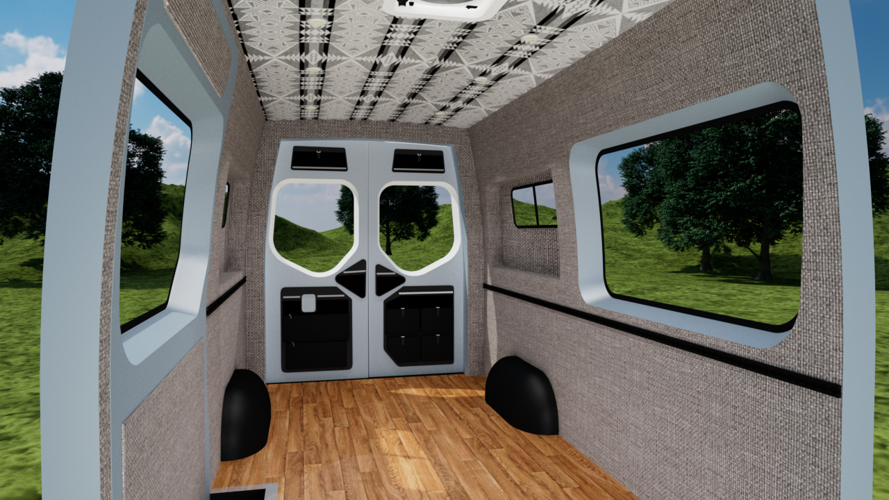 Mercedes Sprinter 144" Low Roof Interior Panel Kit