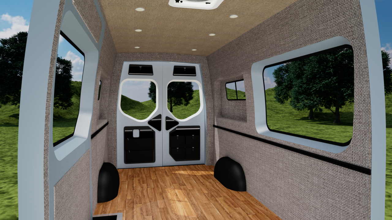 Mercedes Sprinter 144" Low Roof Interior Panel Kit