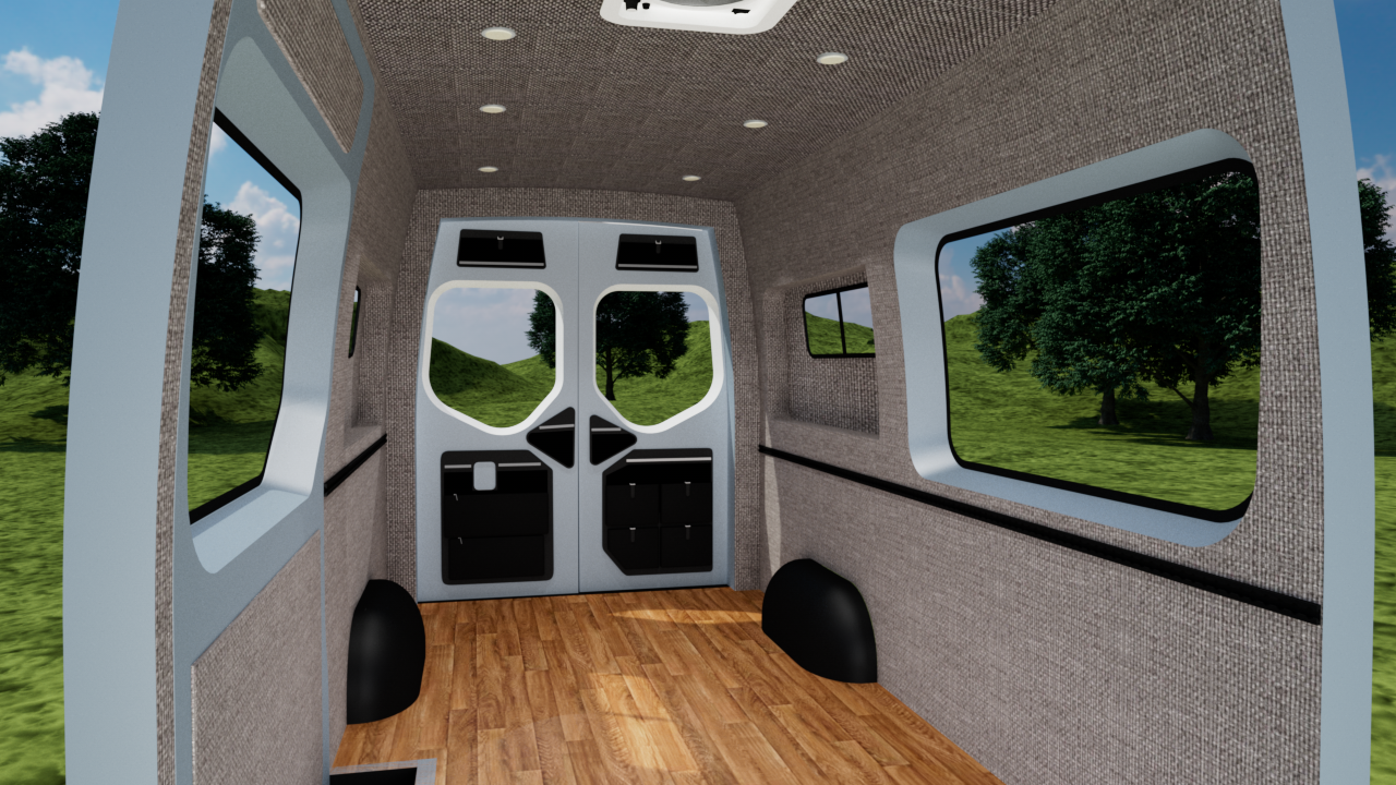 Mercedes Sprinter 144" Low Roof Interior Panel Kit