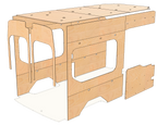 Transit High Roof 148 Wood Wall Kit