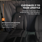 SPRINTER HEADLINER SHELF WITH L TRACK 2019+