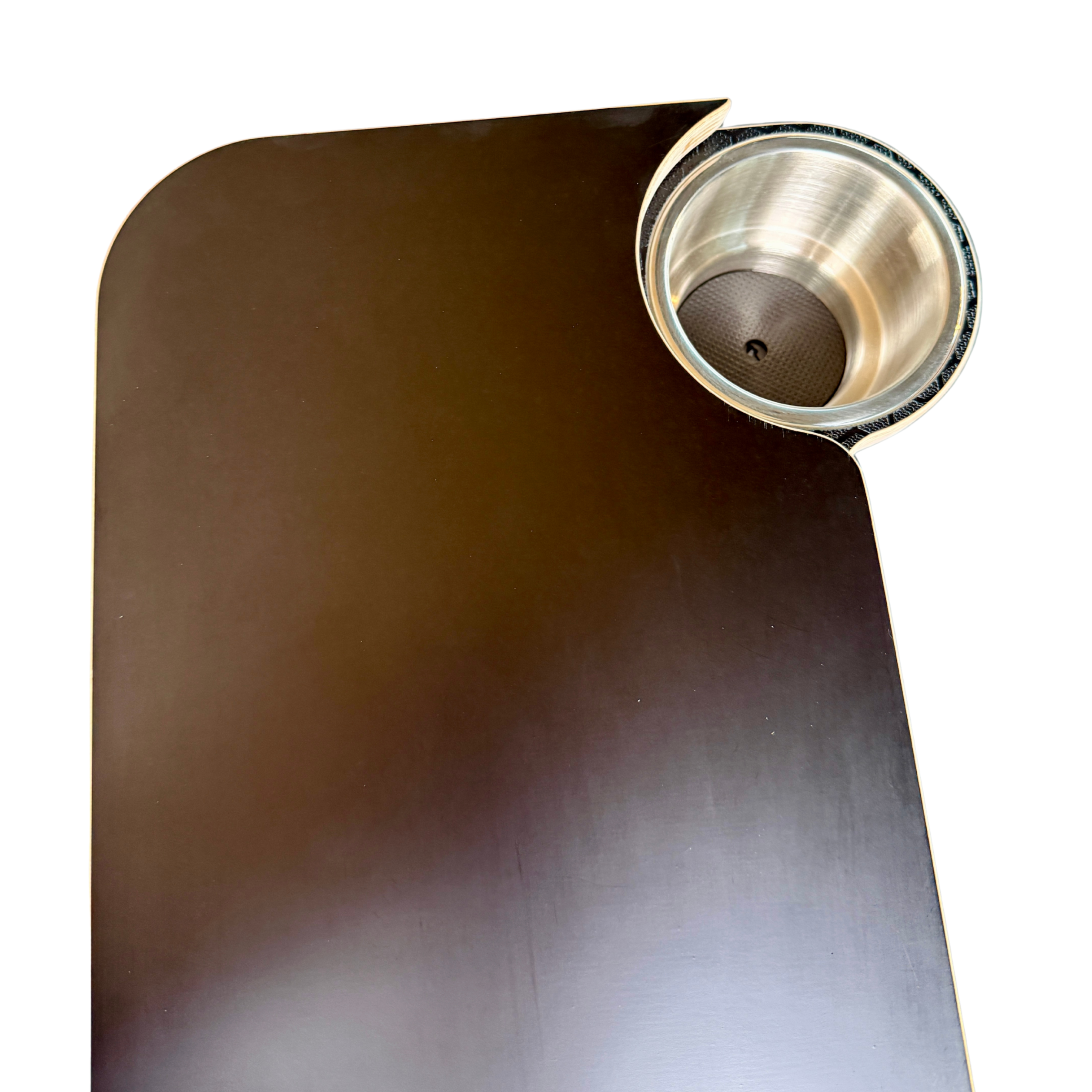 Hex-Duo Folding Black Hex Lagun Table 3/4" For Camper Vans and RVs