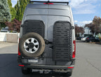 Sprinter Rear Door Aluminum Gear Rack - No Drill
