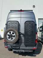 Sprinter Rear Door Aluminum Gear Rack - No Drill