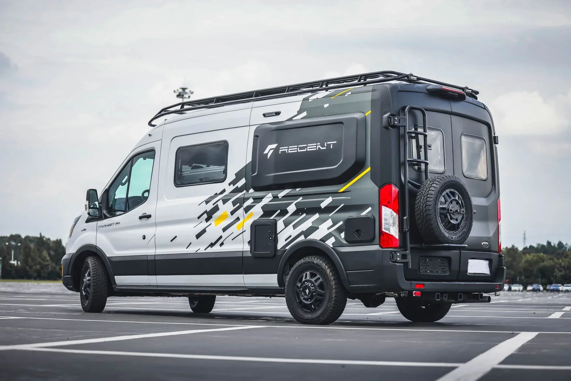 Ford Transit Two-in-One Tire Ladder Carrier