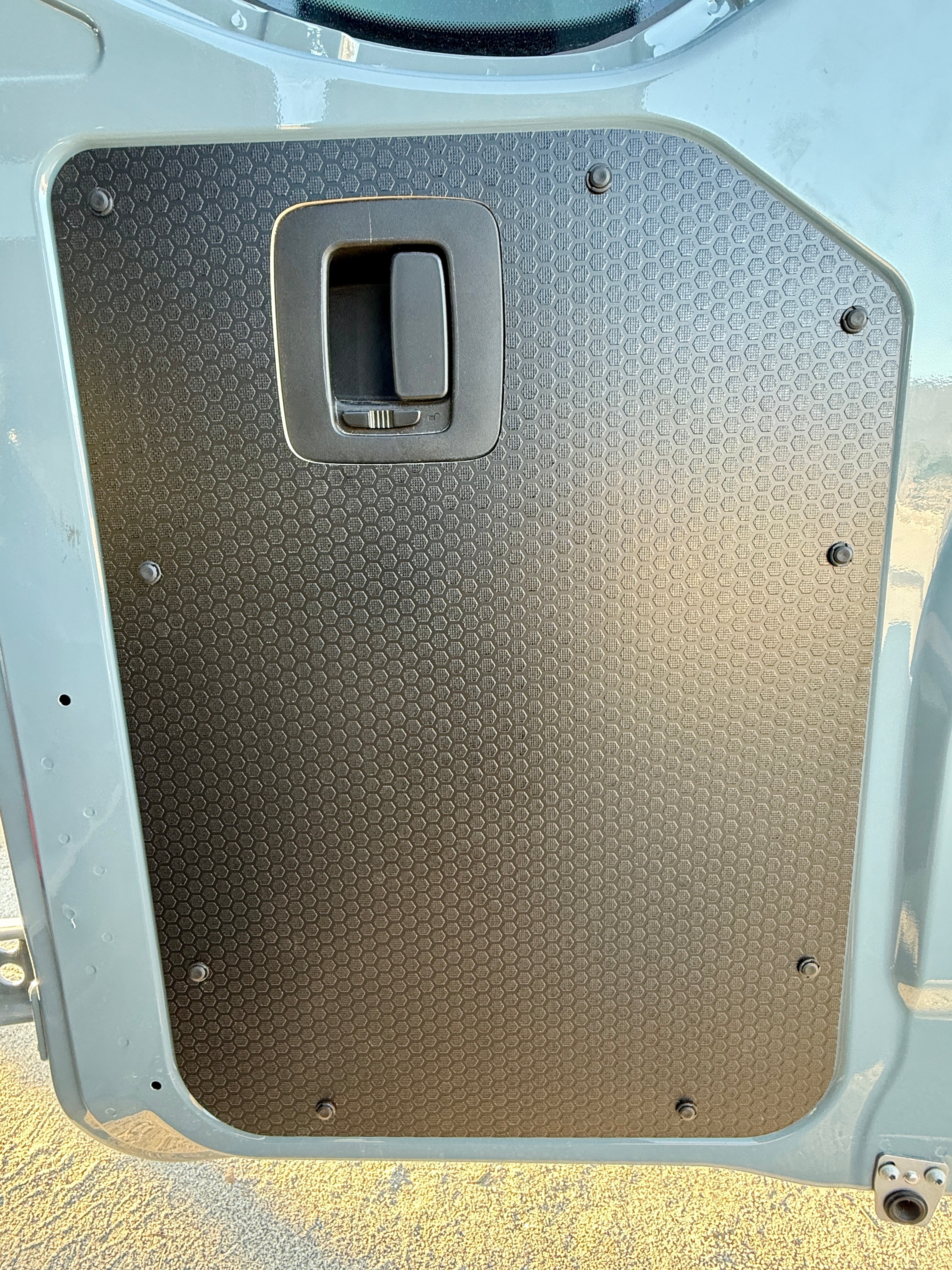 Sprinter Rear Door Panels – Set of Black-Hex (2019+)
