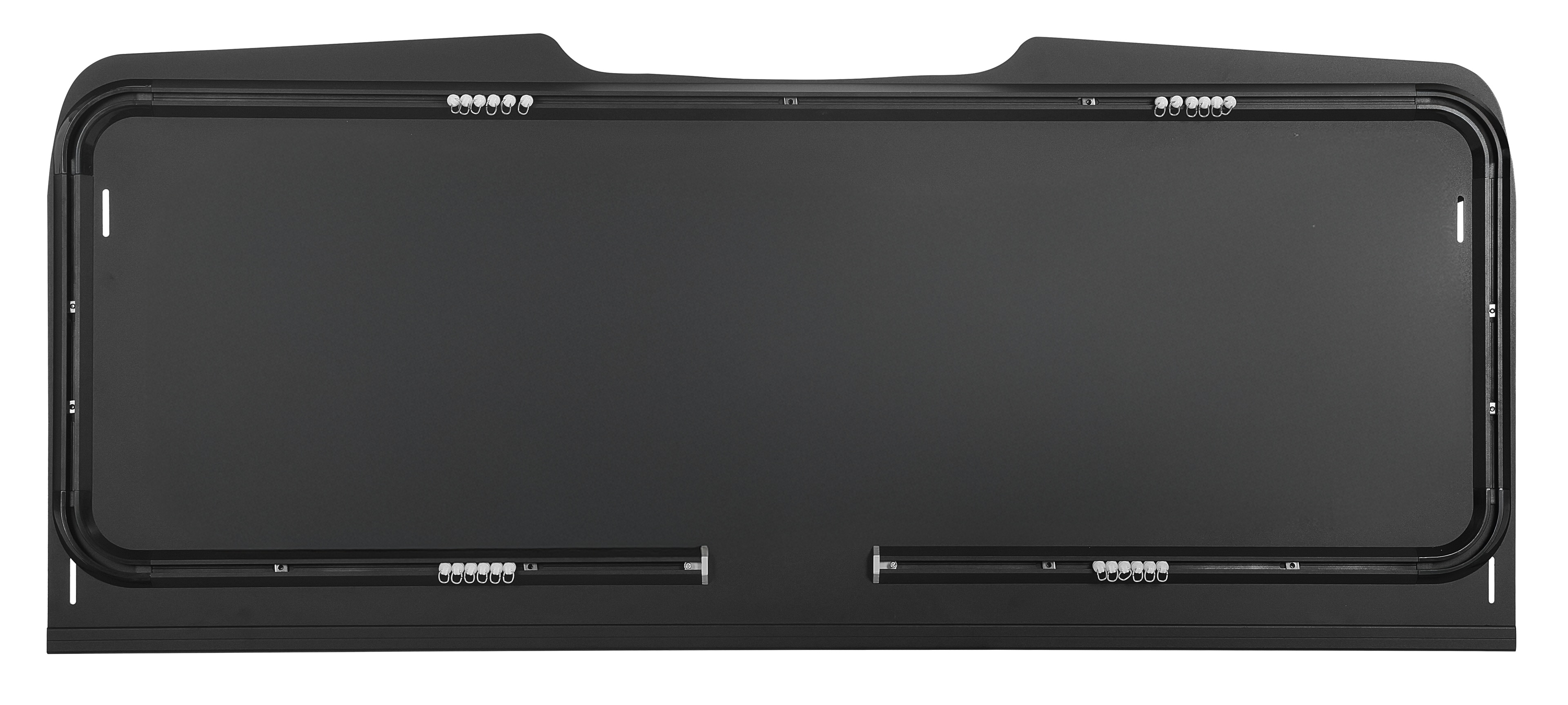 Aluminum Headliner Shelf for Sprinter | Built-in Curtain Rails