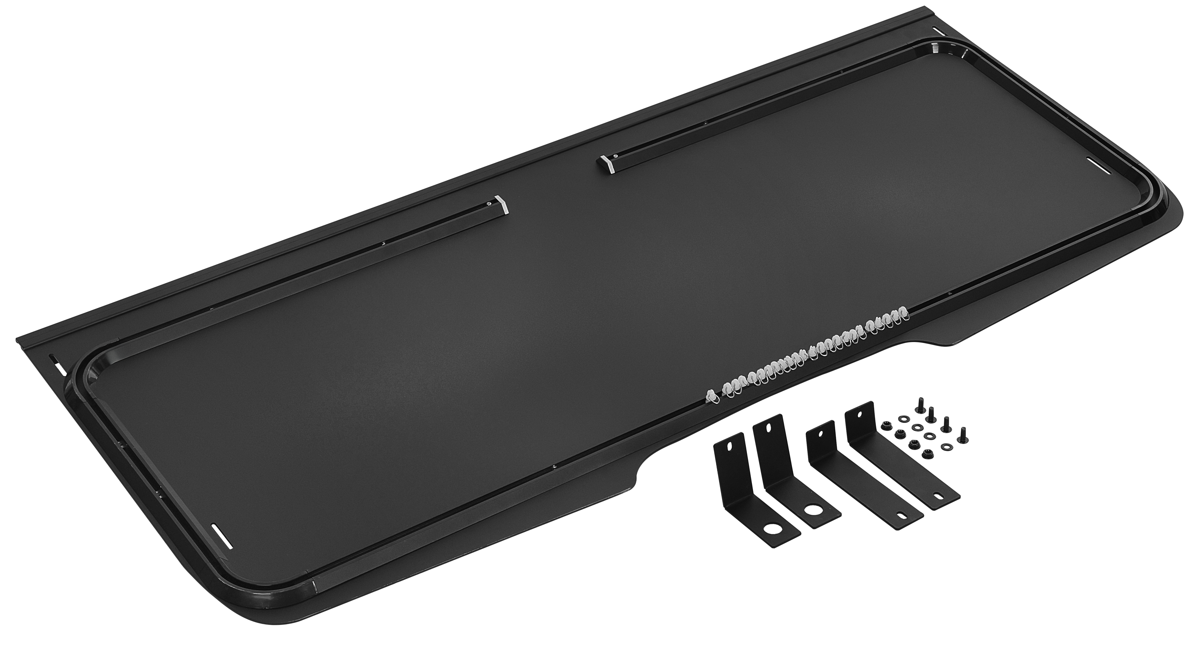 Aluminum Headliner Shelf for Sprinter | Built-in Curtain Rails
