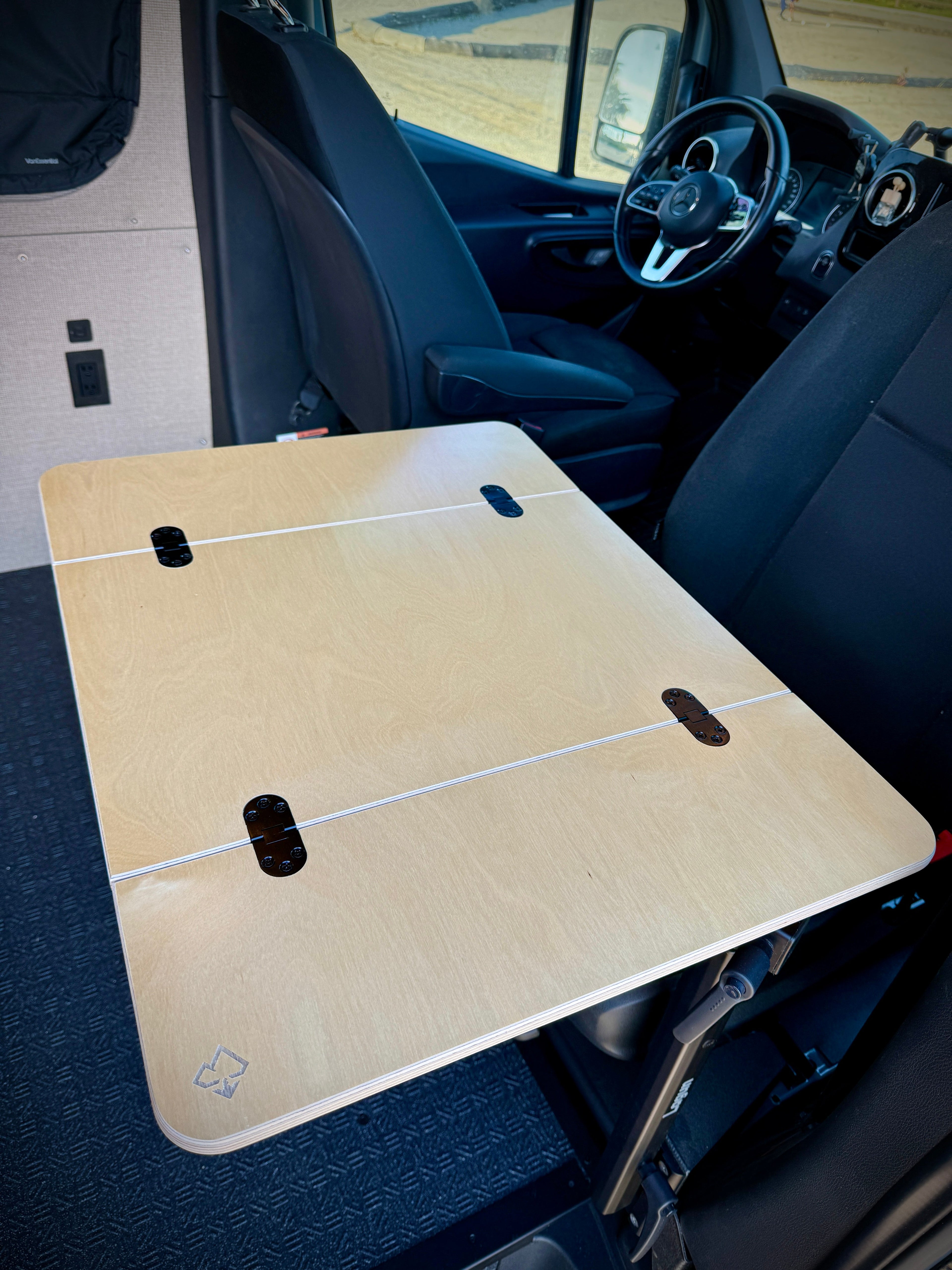 Folding Baltic Birch Lagun Table for Camper Vans and RVs