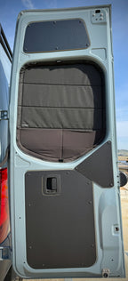 Sprinter Rear Door Panels – Set of Black-Hex (2019+)