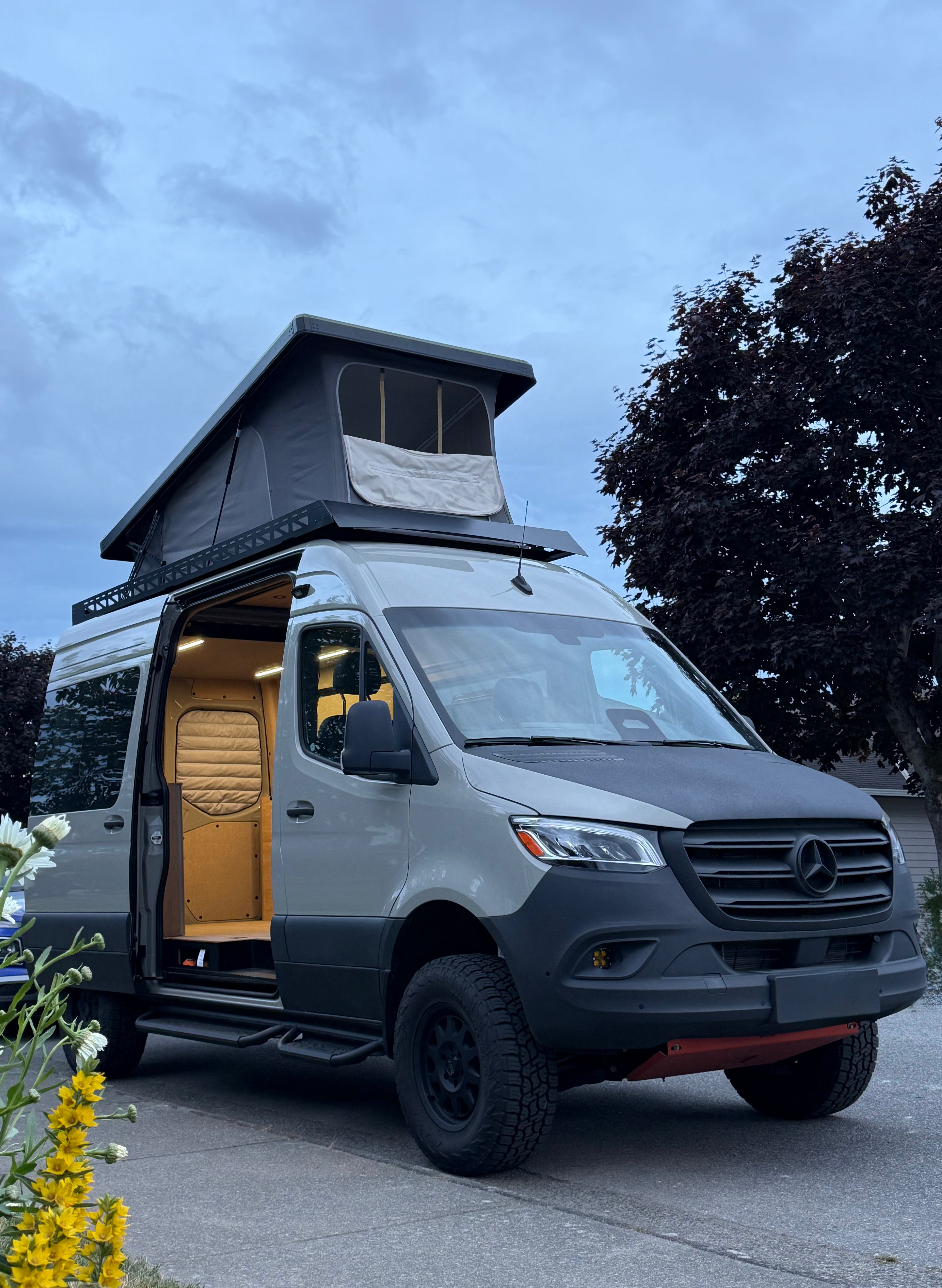 Sprinter Carbon Fiber Roof-Top Tent System