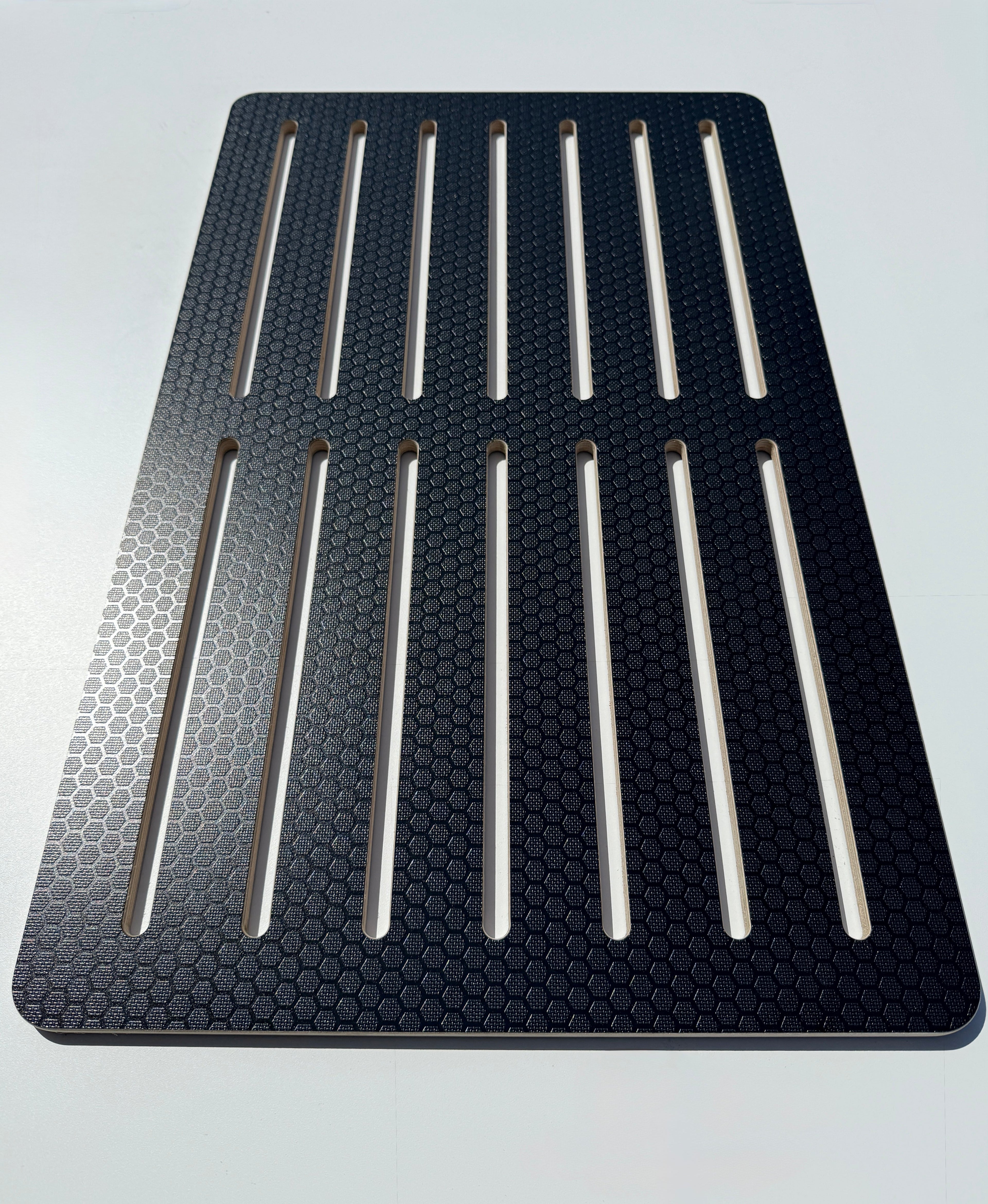 Winnebago Revel/Solis Bathroom Shower Black Hex Shelf