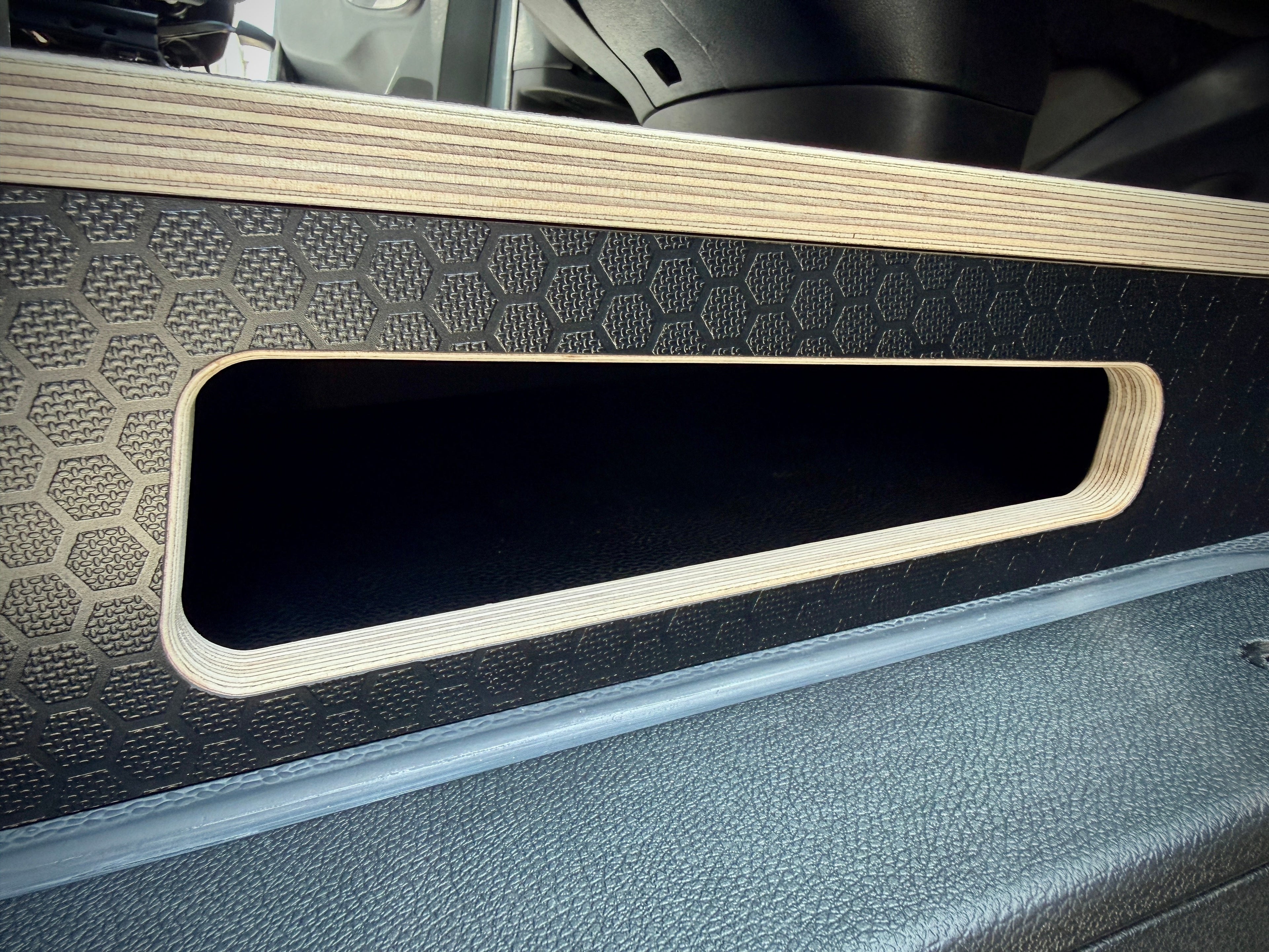 Mercedes-Benz Sprinter Black Hex Passenger Foot Platform Camper Van Stool