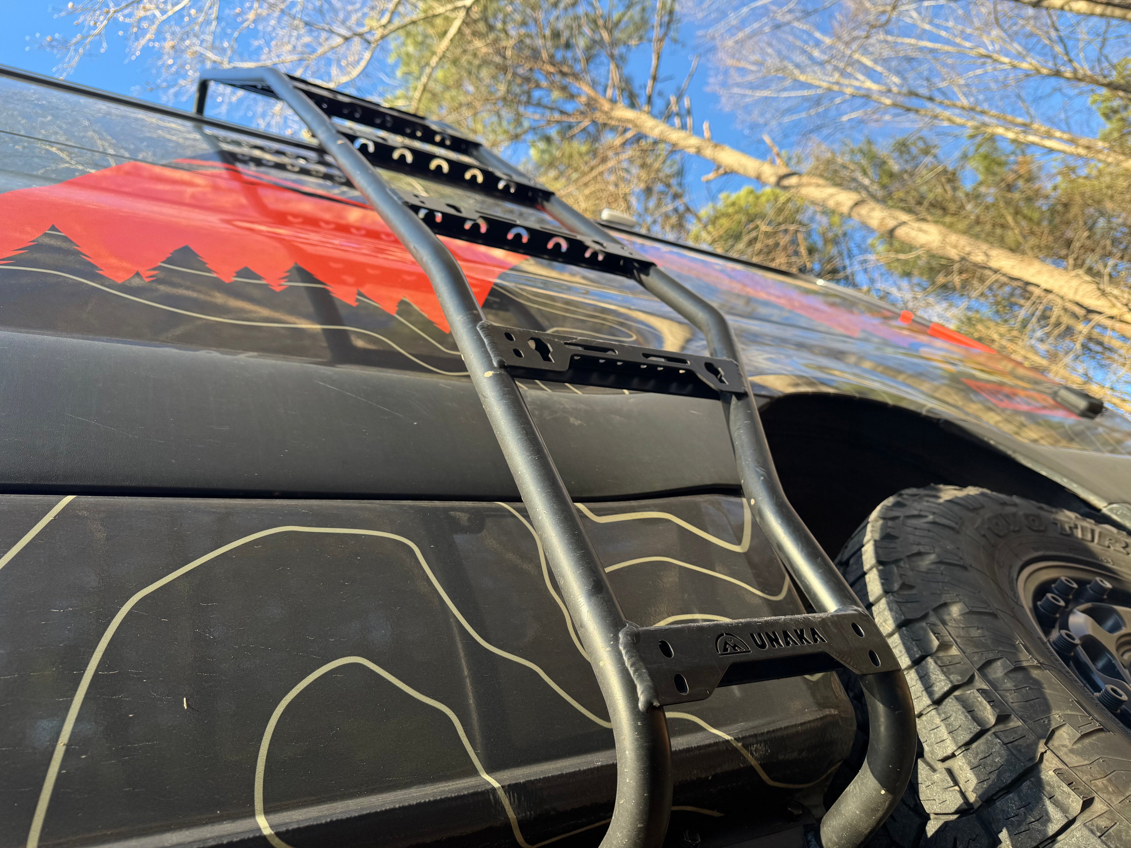 Mercedes Sprinter Wheel Wrap Ladder